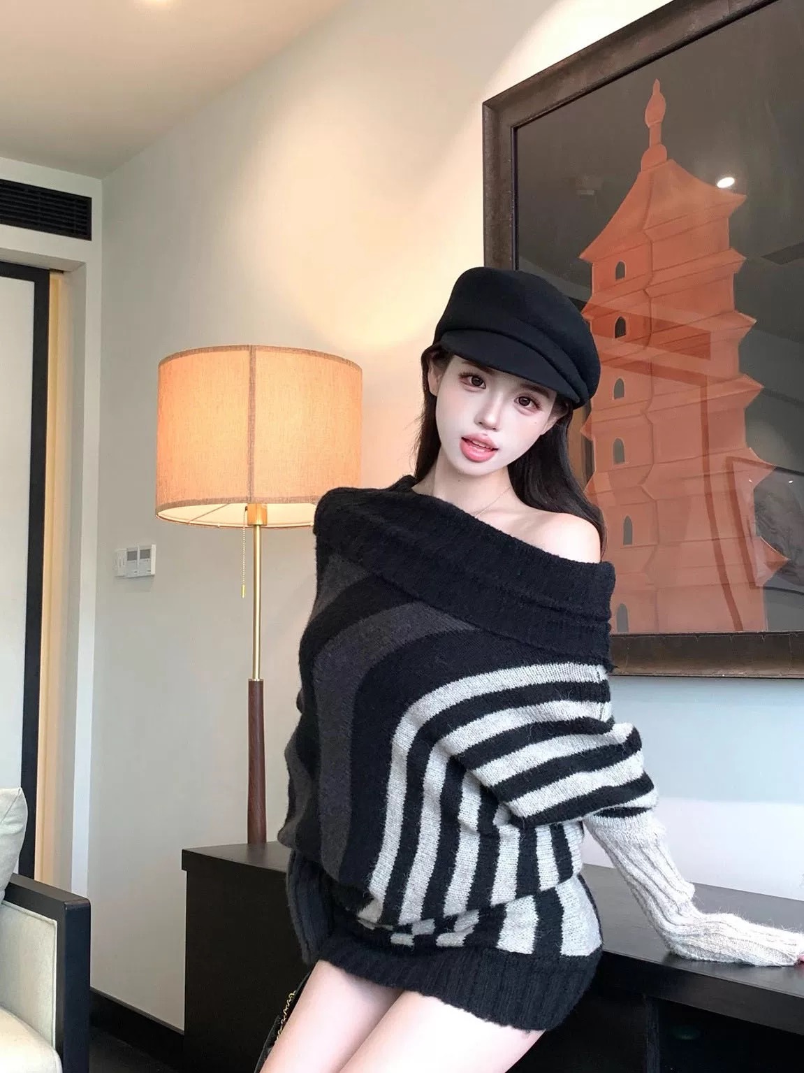 Business babe top KTO266 images